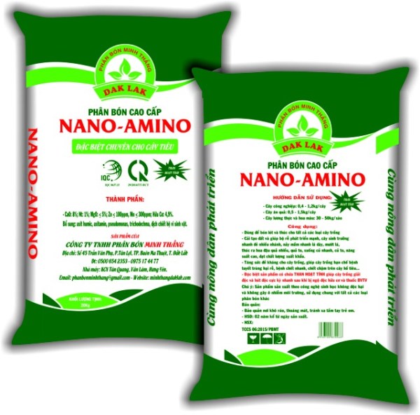 PB vi lượng than hoạt tính NANO - AMINO - Công Ty TNHH DTK Đắk Nông